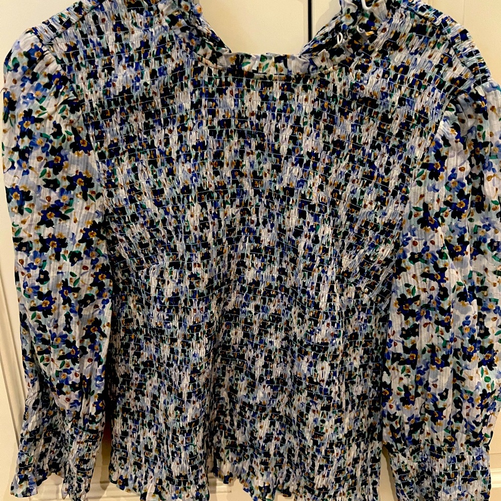 Veronica Beard ruched top.